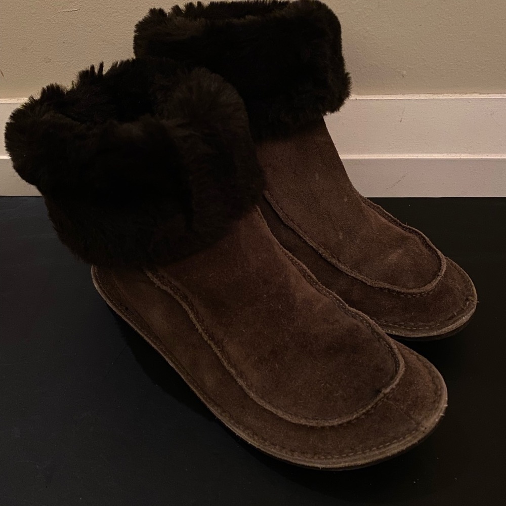 Camper Suede Fur Libed Boots
